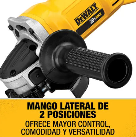 ESMERIL ANGULAR INALAMBRICO 4.1/2 20V DEWALT (DCG412M2-B2)