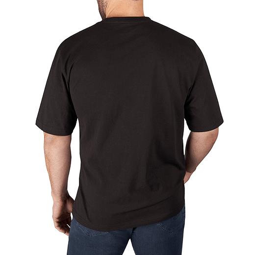 POLERA MANGA CORTA NEGRA TALLA L MILWAUKEE (601B-L)