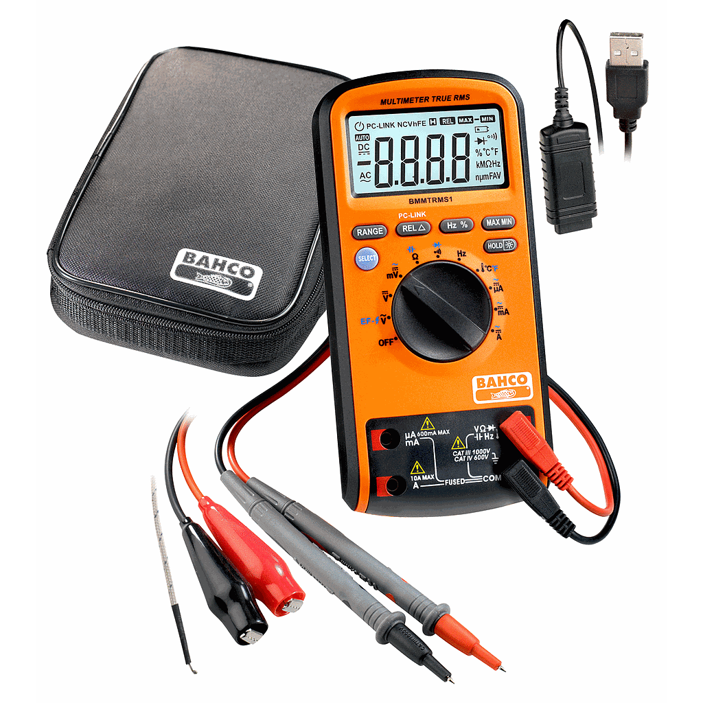 MULTITESTER DIGITAL INDUSTRIAL BAHCO (BMMTRMS1)