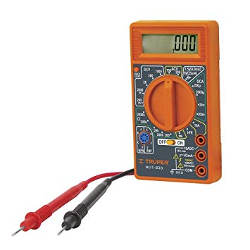 MULTITESTER DIGITAL INDUSTRIAL TRUPER (MUT-830)