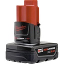 BATERIA DE LITIO 12V 4.0 AMP MILWAUKEE 48-11-2440