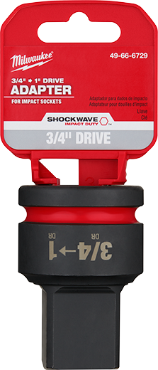 ADAPTADOR DE IMPACTO DUTY 3/4 "DRIVE 1" MILWAUKEE (49-66-6729)