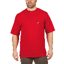 POLERA MANGA CORTA ROJO TALLA L MILWAUKEE (601R-L)