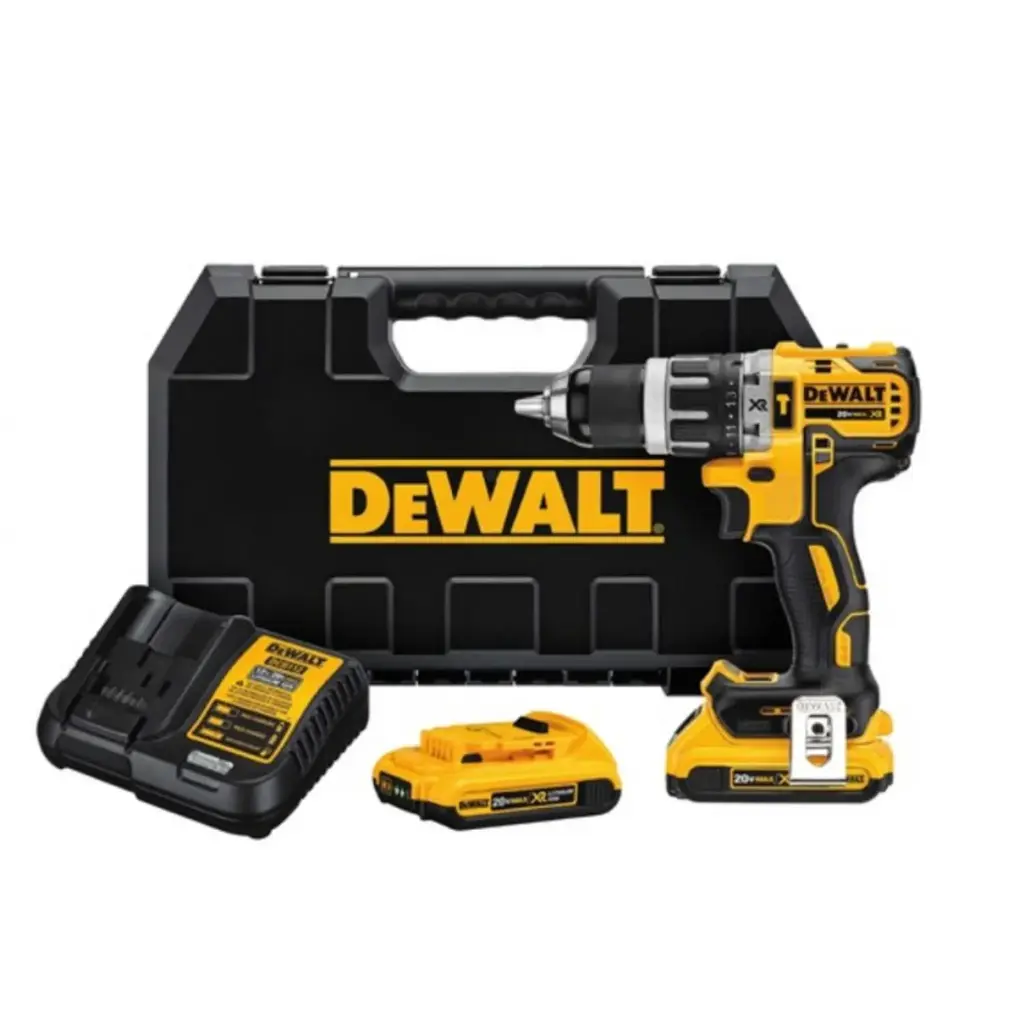 TALADRO PERCUTOR XR 20V BAT. 2.0Ah + MALETA DEWALT (DCD796D2-B2)