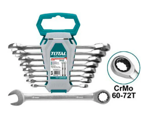 JUEGO LLAVES PUNTA CHICHARRA 8 A 19 MM TOTAL (THT102RK086)