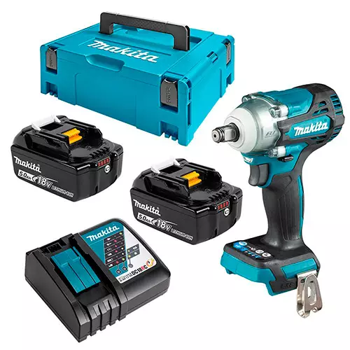 LLAVE IMPACTO 330Nm 18V 1/2 2 BAT. 5,0Ah MAKITA (DTW300RTJ)