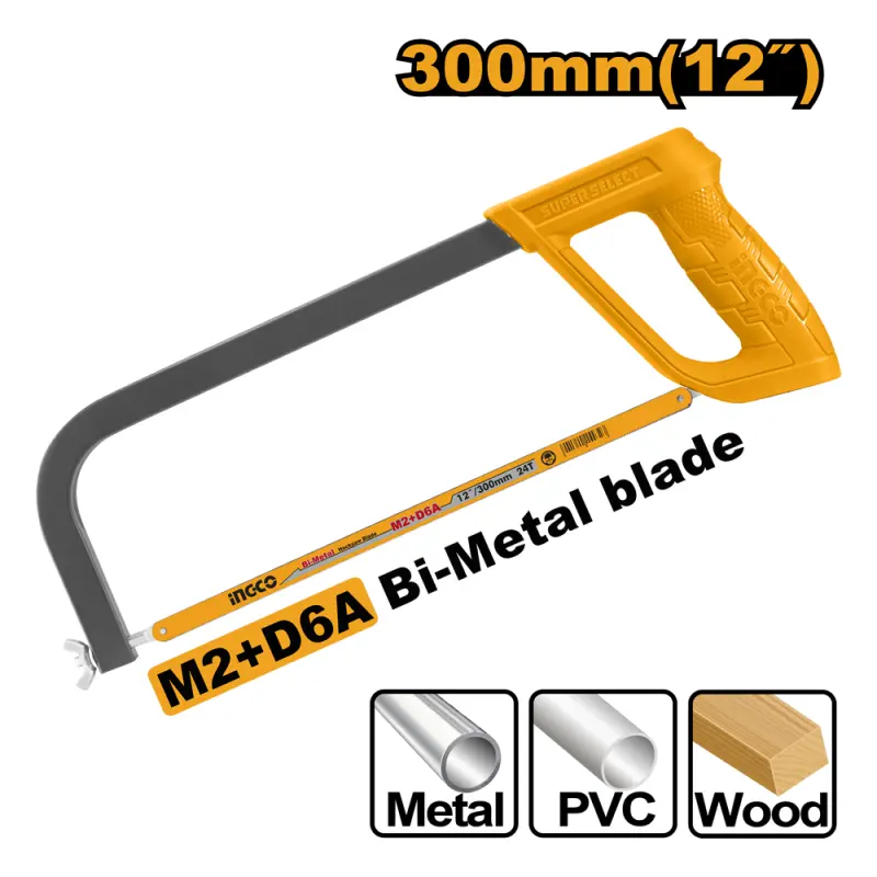 ARCO DE SIERRA P/METAL 300 MM INGCO (HHFS3058)