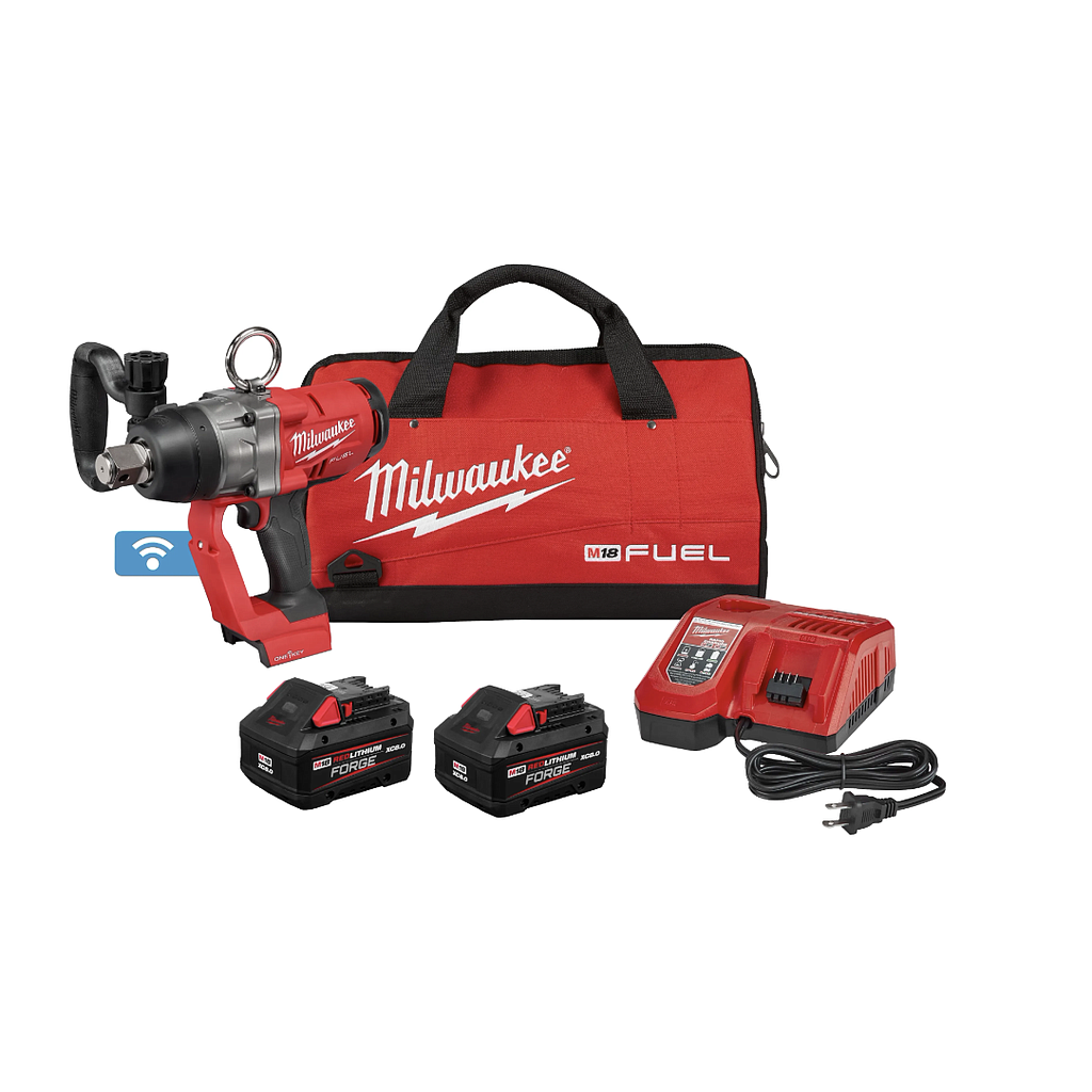 LLAVE IMPACTO 18V 1" FUEL 2BAT. 12.Ah MILWAUKEE (2867-259) PROMOCION 1 OPEN