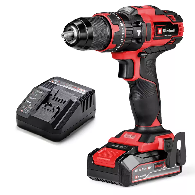 TALADRO PERCUTOR EINHELL 1 BAT. 2,5Ah+ CARGADOR (4514287)