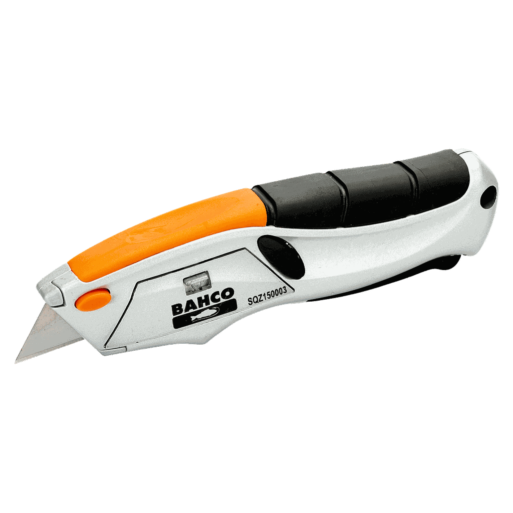 CUCHILLO CARTONERO HOJA RETRACTIL BAHCO* (SQZ150003)