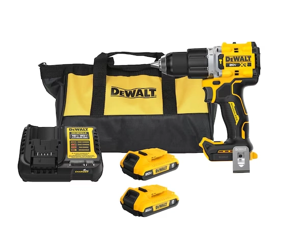 TALADRO PERCUTOR XR BRUSHLESS 1/2 20V 2 BAT 2.0 Ah DEWALT (DCD806D2-B2)