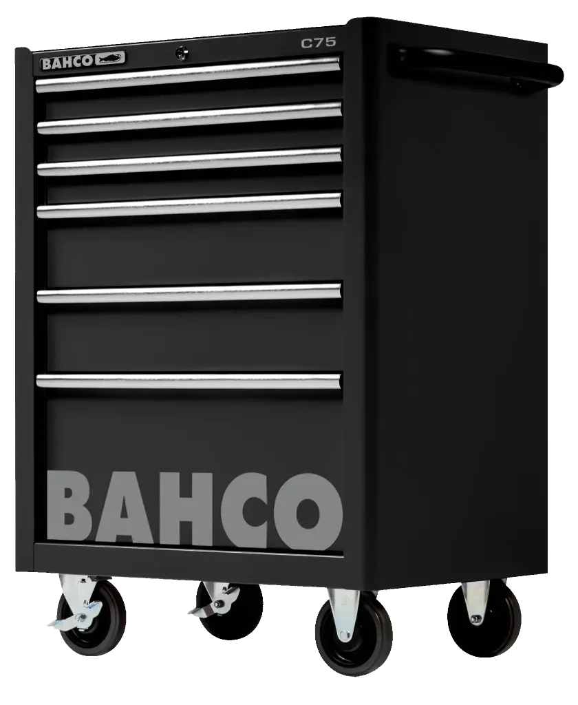CARRO DE HERRAMIENTA METALICA 6 CAJONES BAHCO (1475K6BLACK)