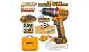TALADRO ATORNILLADOR IMPACTO 20V 2 BAT 2,0Ah INGCO (CIDLI20668)