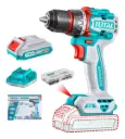 TALADRO ATORNILLADOR 20V+1 BAT 2,0Ah + CARGADOR TOTAL (TDLI205582-7)