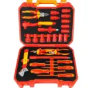 JUEGO DE DADOS + HERRAMIENTAS  MANUALES AISLADAS 1000V 26 PZAS. INGCO (HKITH2601)