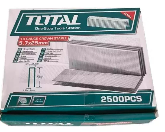 CAJA CORCHETES 25 MM TOTAL (2500 UND) TAC918252