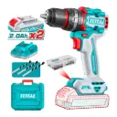 TALADRO PERCUTOR 20V 2 BAT 2,0Ah TOTAL (TDLI20668-7)