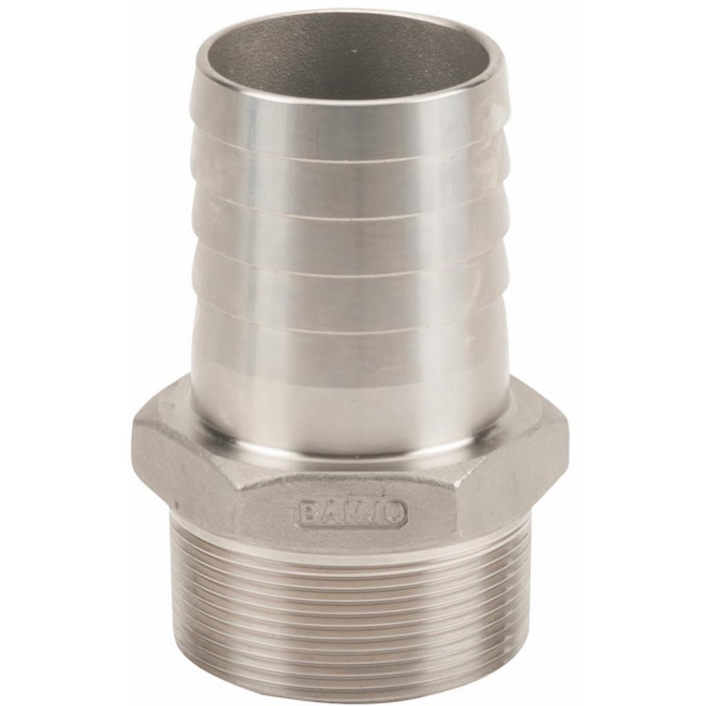 ESPIGA INOXIDABLE NPT 1/2&quot;