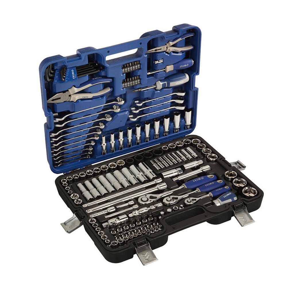 JUEGO DE DADOS DE 1/4-3/8-1/2 164 PZA IRIMO (149-164-4)