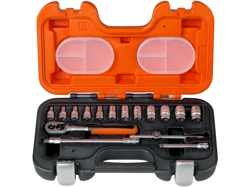 JUEGO DADOS DE 1/4 17 PZAS BAHCO (S160)