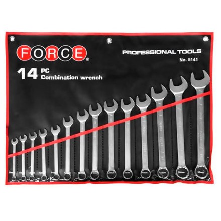JUEGO LLAVES PUNTA CORONA 10 A 32 FORCE (5141)