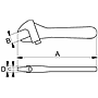 LLAVE REGULABLE AISLADA 1000V 12 BAHCO (8073VLT)